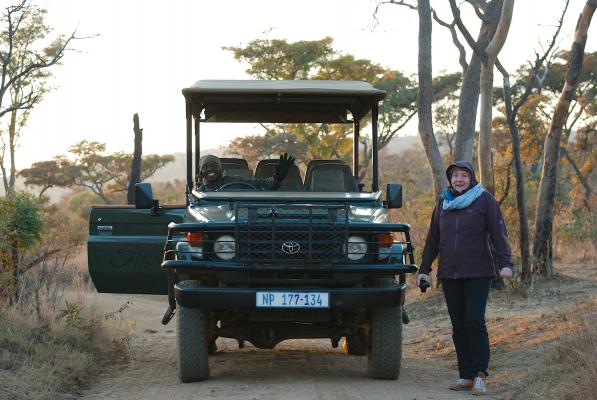 Safari im offenen Wagen mit Patrick 