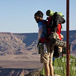 Wandern am Fish River Canyon in Namibia