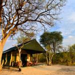 Festes Zelt in der Bomani Lodge 