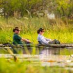 Mokorofahrt im Okavango Delta - Übersetzen nach Chiefs Island