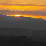Sonnenaufgang in der Rhino Ridge Lodge