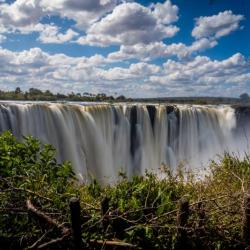 Die Victoria Fälle in Simbabwe