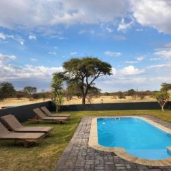 Jansen Kalahari Guest Farm Pool in Namibia 