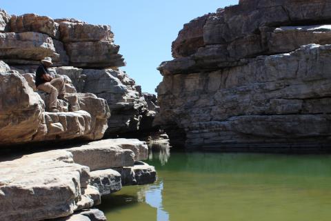 Natürliche "Rock Pools" am Fischfluss 