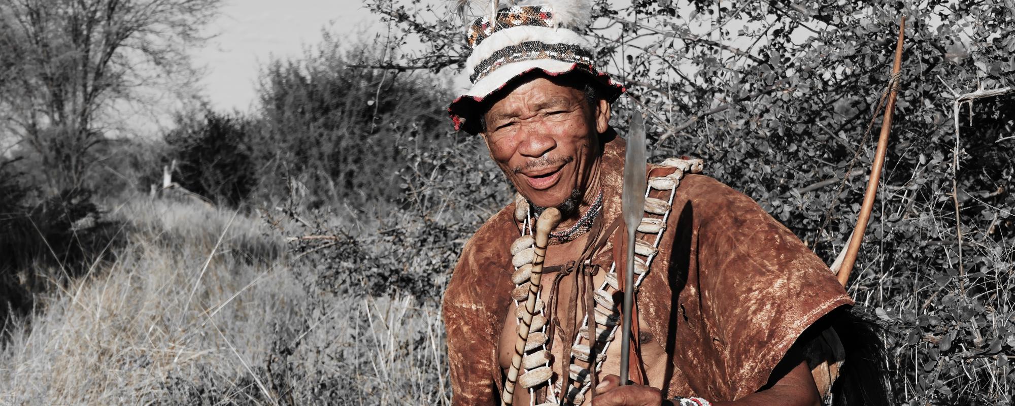 Bushmen Walk - Aktivität in der Kalahari bei Meno a Kwena