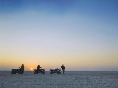 Quadbiking in der Ntwetwe Pan